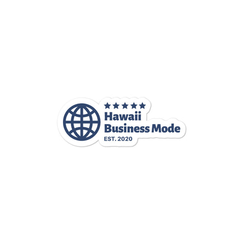 Hawaii Business Mode オフィシャルロゴステッカー - Hawaii Business Mode