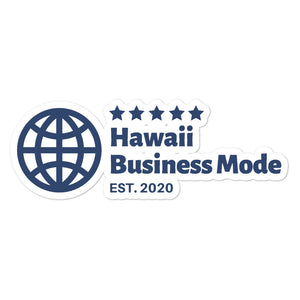 Hawaii Business Mode オフィシャルロゴステッカー - Hawaii Business Mode